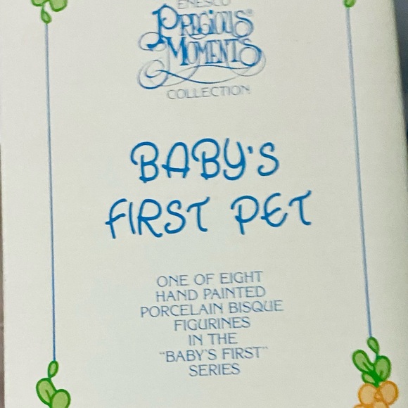 Precious Moments Baby’s 1st Word, 1st Picture, 1st Pet, 1st Haircut, & 1st Trip - Picture 6 of 12